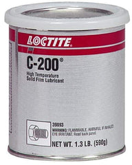 Loctite - 1.3 Lb Can Dry Film Lubricant - Dark Gray, 2,400°F Max - USA Tool & Supply