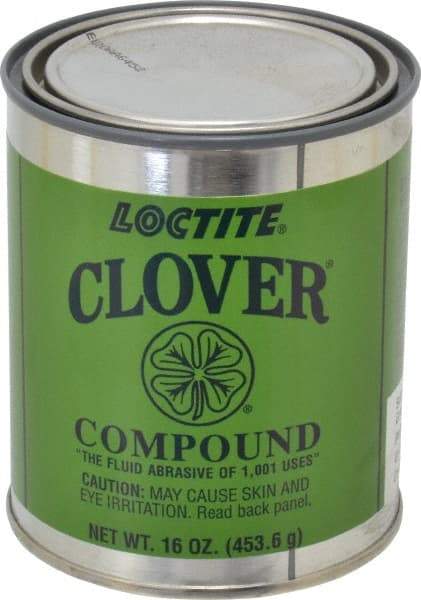 Loctite - 1 Lb Grease Compound - Compound Grade Coarse, Grade F, 100 Grit, Black & Gray, Use on General Purpose - USA Tool & Supply