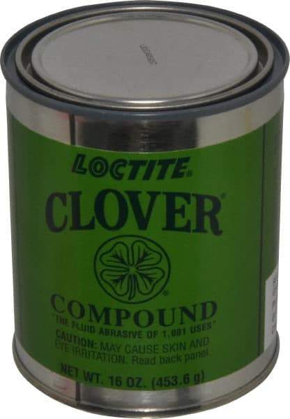 Loctite - 1 Lb Grease Compound - Compound Grade Coarse, Grade E, 120 Grit, Black & Gray, Use on General Purpose - USA Tool & Supply