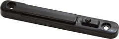 Tensator - 3-3/4" High Wall Receptacle for Tensabarrier - Steel, Black, Use with Tensabarrier - USA Tool & Supply