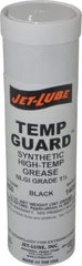 Jet-Lube - 14 oz Cartridge Graphite High Temperature Grease - Black, High/Low Temperature, 600°F Max Temp, NLGIG 1-1/2, - USA Tool & Supply