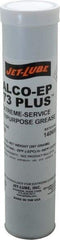 Jet-Lube - 14 oz Cartridge Aluminum Extreme Pressure Grease - Red, Extreme Pressure, 450°F Max Temp, NLGIG 2, - USA Tool & Supply