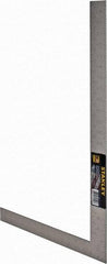 Stanley - 24" Blade Length x 16" Base Length, Buffed Finish, Steel Carpenters' Square - 1/8" (Back) & 1/8" (Face) Graduation, 1-1/2" Base Width - USA Tool & Supply