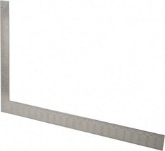 Stanley - 24" Blade Length x 16" Base Length, Buffed Finish, Steel Rafter Square - 0.1", 0.083", 1/16" (Back) & 1/16", 1/8" (Face) Graduation, 1-1/2" Base Width - USA Tool & Supply