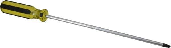 Stanley - #2, 14-1/2" OAL, Standard Phillips Screwdriver - 10" Blade Length, Round Shank, Acetate Handle - USA Tool & Supply