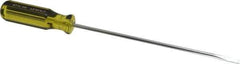 Stanley - 8" Blade Length Cabinet Screwdriver - 11-3/4" OAL - USA Tool & Supply