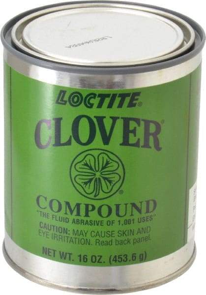 Loctite - 1 Lb Grease Compound - Compound Grade Super Fine, Grade 2A, 400 Grit, Black & Gray, Use on General Purpose - USA Tool & Supply