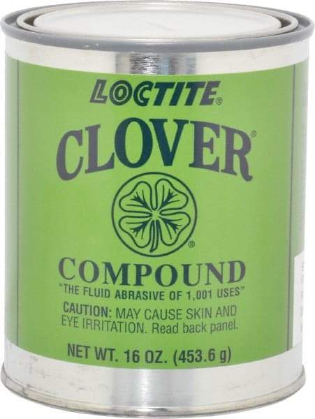 Loctite - 1 Lb Grease Compound - Compound Grade Super Fine, Grade 4A, 600 Grit, Black & Gray, Use on General Purpose - USA Tool & Supply