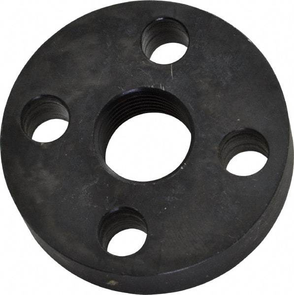 Nook Industries - 1.6" Flange OD x 0.41" Thickness Precision Acme Mounting Flange - For 3/8-4, 3/8-10 Bars, 4 Mounting Holes, Steel - USA Tool & Supply