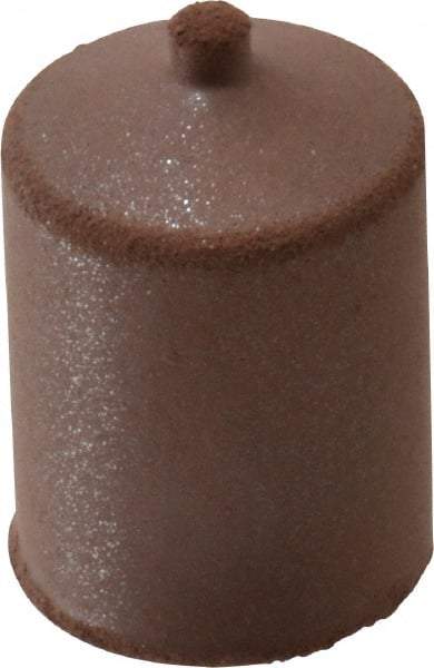 Cratex - 7/8" Max Diam x 1-1/4" Long, Cone, Rubberized Point - Fine Grade, Silicon Carbide, 1/4" Arbor Hole, Unmounted - USA Tool & Supply