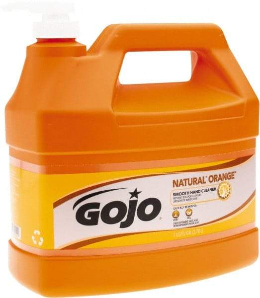 GOJO - 1 Gal Pump Bottle Liquid Hand Cleaner - General Duty, Orange Scent - USA Tool & Supply