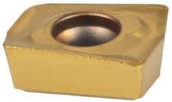 Kennametal - DFR020204 LD Grade KC7140 Carbide Indexable Drill Insert - TiN/TiCN Finish, 0.193" Inscribed Circle - USA Tool & Supply