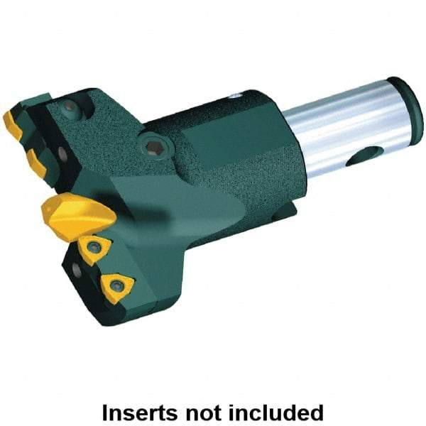 Kennametal - Series HTS DFT, Head Connection 13B, 55mm Max Diam Pilot Drill Head - B510S08000 Pilot Drill, 8mm Pilot Drill Diam, 4 Nonpilot Inserts, 50mm Head Length - USA Tool & Supply