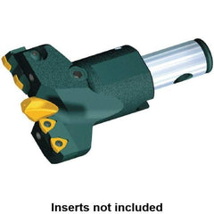 Kennametal - Series HTS DFT, Head Connection 13B, 55mm Max Diam Pilot Drill Head - B510S08000 Pilot Drill, 8mm Pilot Drill Diam, 4 Nonpilot Inserts, 50mm Head Length - USA Tool & Supply