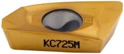 Kennametal - EP1812 GD Grade KC725M Carbide Milling Insert - TiN/TiCN/TiN Finish, 0.217" Thick, 1.2mm Corner Radius - USA Tool & Supply