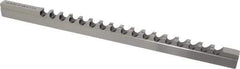 Dumont Minute Man - 12mm Keyway Width, Style D-1, Keyway Broach - High Speed Steel, Bright Finish, 9/16" Broach Body Width, 1" to 6" LOC, 13-7/8" OAL, 8,400 Lbs Pressure for Max LOC - USA Tool & Supply