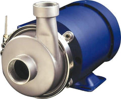 Finish Thompson - 1/2 HP, 95 Shut Off Feet, 316 Stainless Steel, Carbon and Viton Magnetic Drive Pump - 3 Phase - USA Tool & Supply