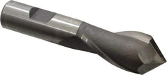 Melin Tool - 1" Diam, 2" LOC, 2 Flute, 90° Point Angle, Cobalt Drill Mill - Uncoated, 4-1/4" OAL, 3/4" Shank Diam - USA Tool & Supply