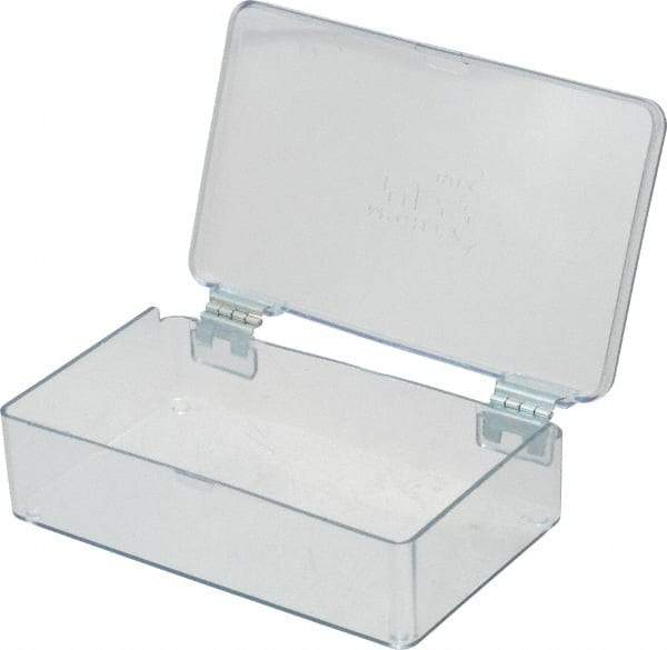 Flambeau - 2-3/4" Wide x 1-1/8" High x 4-1/2" Deep, Small Parts Box - Cellulose Propionate Frame, 1 Compartments, 4-1/8" Wide x 7/8" High x 2-5/8" Deep Bin - USA Tool & Supply