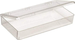 Flambeau - 4-1/2" Wide x 1-3/8" High x 8-1/4" Deep, Small Parts Box - K-Resin Frame, 1 Compartments, 7-1/8" Wide x 1-1/8" High x 4" Deep Bin - USA Tool & Supply