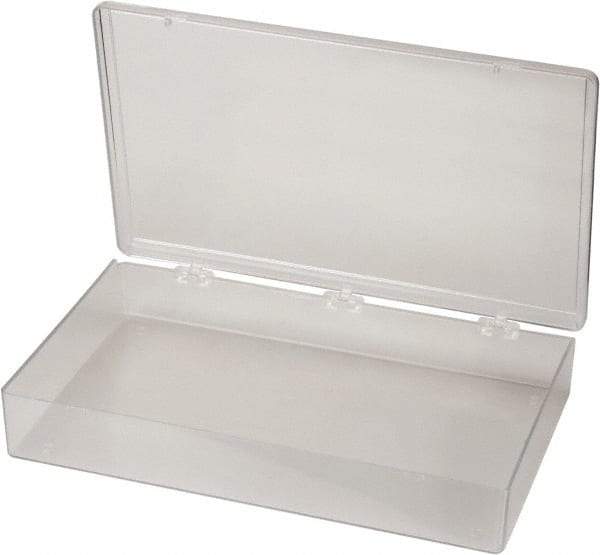 Flambeau - 6-3/4" Wide x 1-3/4" High x 11" Deep, Small Parts Box - K-Resin Frame, 1 Compartments, 10-1/2" Wide x 1-1/2" High x 6" Deep Bin - USA Tool & Supply
