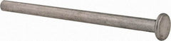 Made in USA - #8-32 Thread Barrel, Aluminum Sex Bolt & Binding Post - Uncoated, 3/8" Screw Length, 3-1/4" Long Barrel - USA Tool & Supply