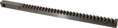 Dumont Minute Man - 7/8" Keyway Width, Style AF, Keyseating Broach - Bright Finish, 7/8" Broach Body Width, 20" OAL - USA Tool & Supply