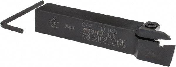 Seco - CFML, Left Hand Cut, 1" Shank Height x 1" Shank Width, Indexable Turning Toolholder - 6" OAL, LC..1604.. Insert Compatibility, Series Multi-Directional Turning (MDT) - USA Tool & Supply