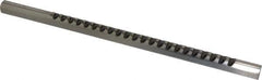 Dumont Minute Man - 1/8" Keyway Width, Production Keyway Broach - Bright Finish, 5/8" Broach Body Width, 25/64" to 2-1/2" LOC, 11-3/4" OAL, 1,440 Lbs Pressure for Max LOC - USA Tool & Supply