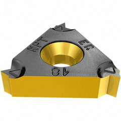 Iscar - 11IL Internal Left Hand 20 UN Laydown Threading Insert - Grade IC908, TiAlN Coated Carbide, 6.35mm Inscribed Circle - USA Tool & Supply