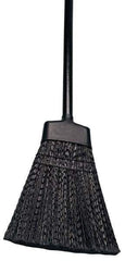 Ability One - 56" OAL Polypropylene Bristle Corn Broom - Plastic-Coated Metal Handle - USA Tool & Supply