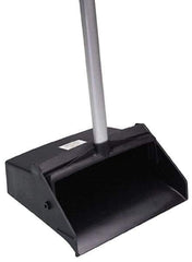 Ability One - 12" Wide Upright Dustpan - 32" Aluminum Handle - USA Tool & Supply