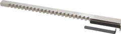 Value Collection - 3/8" Keyway Width, Style C, Keyway Broach - High Speed Steel, Bright Finish, 3/8" Broach Body Width, 25/64" to 2-1/2" LOC, 11-3/4" OAL - USA Tool & Supply