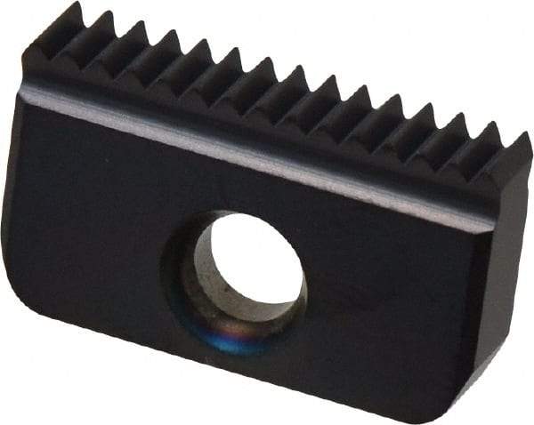 Carmex - 18 TPI, External Thread, UN Standard, 21E MT7 Grade Thread Mill Insert - Carbide, TiAlN Coating - USA Tool & Supply