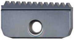Carmex - 8 TPI, Internal/External Thread, NPT Standard, 40IE MT7 Grade Thread Mill Insert - Carbide, TiAlN Coating - USA Tool & Supply