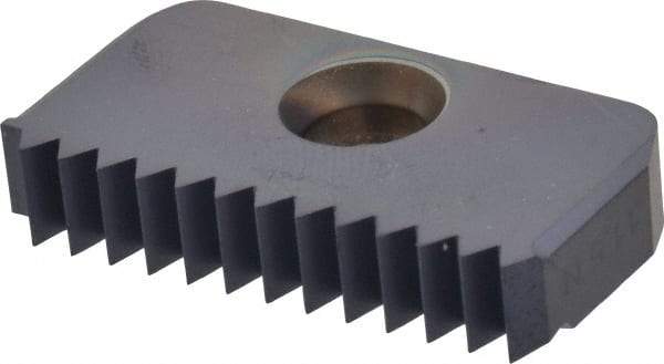Carmex - 11.5 TPI, Internal/External Thread, NPT Standard, 30IE MT7 Grade Thread Mill Insert - Carbide, TiAlN Coating - USA Tool & Supply
