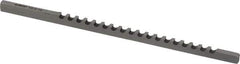 Dumont Minute Man - 1/8" Keyway Width, Style A, Keyway Broach - High Speed Steel, Bright Finish, 1/8" Broach Body Width, 13/64" to 1-1/8" LOC, 5" OAL, 650 Lbs Pressure for Max LOC - USA Tool & Supply