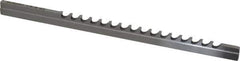 Dumont Minute Man - 1/8" Keyway Width, Style B, Keyway Broach - High Speed Steel, Bright Finish, 3/16" Broach Body Width, 19/64" to 1-11/16" LOC, 6-3/4" OAL, 720 Lbs Pressure for Max LOC - USA Tool & Supply