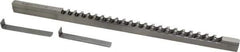 Dumont Minute Man - 5/16" Keyway Width, Style C, Keyway Broach - High Speed Steel, Bright Finish, 3/8" Broach Body Width, 25/64" to 2-1/2" LOC, 11-3/4" OAL, 3,960 Lbs Pressure for Max LOC - USA Tool & Supply