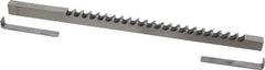 Dumont Minute Man - 3/8" Keyway Width, Style C, Keyway Broach - High Speed Steel, Bright Finish, 3/8" Broach Body Width, 25/64" to 2-1/2" LOC, 11-3/4" OAL, 4,340 Lbs Pressure for Max LOC - USA Tool & Supply