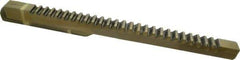 Dumont Minute Man - 1" Keyway Width, Style F, Keyway Broach - High Speed Steel, Bright Finish, 1" Broach Body Width, 1" to 6" LOC, 20-1/4" OAL, 11,100 Lbs Pressure for Max LOC - USA Tool & Supply