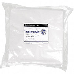 PRO-SOURCE - Flat Fold Clean Room/Lab/Critical Task Wipes - Bag, 9" x 9" Sheet Size, White - USA Tool & Supply