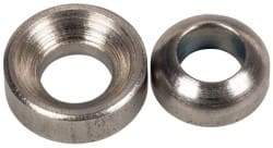Gibraltar - 5/32" Bolt, Stainless Steel, Spherical Washer Assembly - 3/16" Inside x 3/8" Female Outside, 5/16" Male OD, 13/64" Thick, 1/32" Radius, 303 Grade - USA Tool & Supply