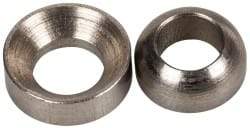 Gibraltar - 1/4" Bolt, Stainless Steel, Spherical Washer Assembly - 9/32" Inside x 1/2" Female Outside, 7/16" Male OD, 17/64" Thick, 7/64" Radius, 303 Grade - USA Tool & Supply