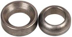 Gibraltar - 5/16" Bolt, Stainless Steel, Spherical Washer Assembly - 11/32" Inside x 9/16" Female Outside, 1/2" Male OD, 21/64" Thick, 1/16" Radius, 303 Grade - USA Tool & Supply