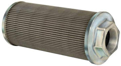 Flow Ezy Filters - 100 Mesh, 284 LPM, 75 GPM, 5.4" Diam, Female Suction Strainer without Bypass - 2-1/2 Port NPT, 12-1/2" Long - USA Tool & Supply