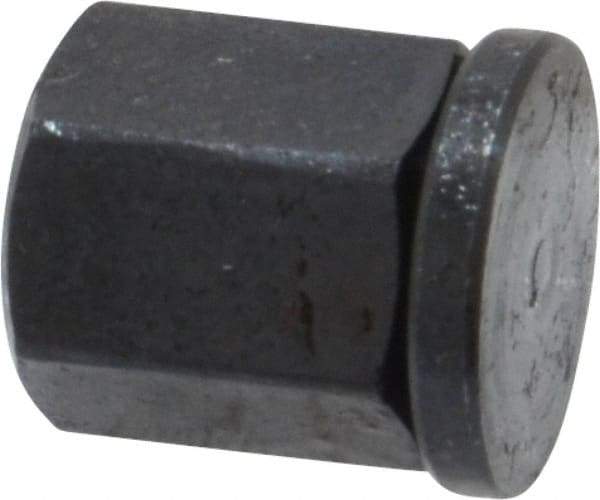 Gibraltar - 1/4-20, Black Oxide Finish, Steel Swivel Hex Nut - 3/8" Pad, 5/16" Wide x 13/32" High x 3/16" Deep - USA Tool & Supply
