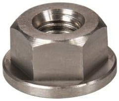 Gibraltar - 5/16-18, 3/4" Flange Diam, 3/8" High, 9/16" Across Flats, Flange Nut - Grade 303 Stainless Steel, 3/32" Flange Height - USA Tool & Supply