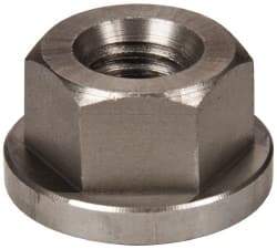 Gibraltar - 7/16-14, 1" Flange Diam, 9/16" High, 3/4" Across Flats, Flange Nut - Grade 303 Stainless Steel, 5/32" Flange Height - USA Tool & Supply