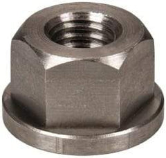 Gibraltar - 1/2-13, 1-1/8" Flange Diam, 11/16" High, 7/8" Across Flats, Flange Nut - Grade 303 Stainless Steel, 5/32" Flange Height - USA Tool & Supply